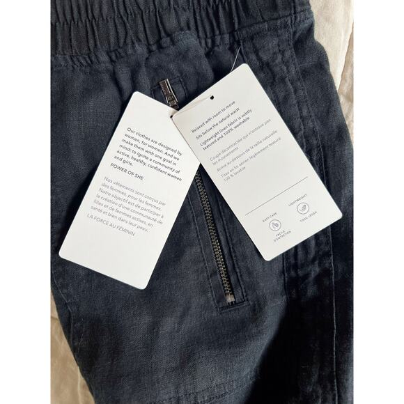 Athleta Cabo Linen Wide Leg Pants - Picture 4 of 10